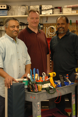 CC supply and electronics technicians fix malfunctioning devices.