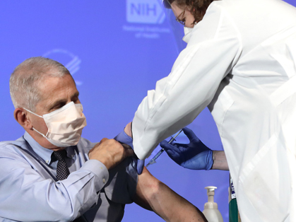 person receiving vaccination