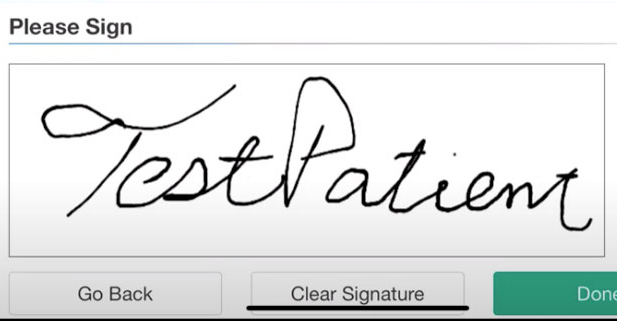 test signature