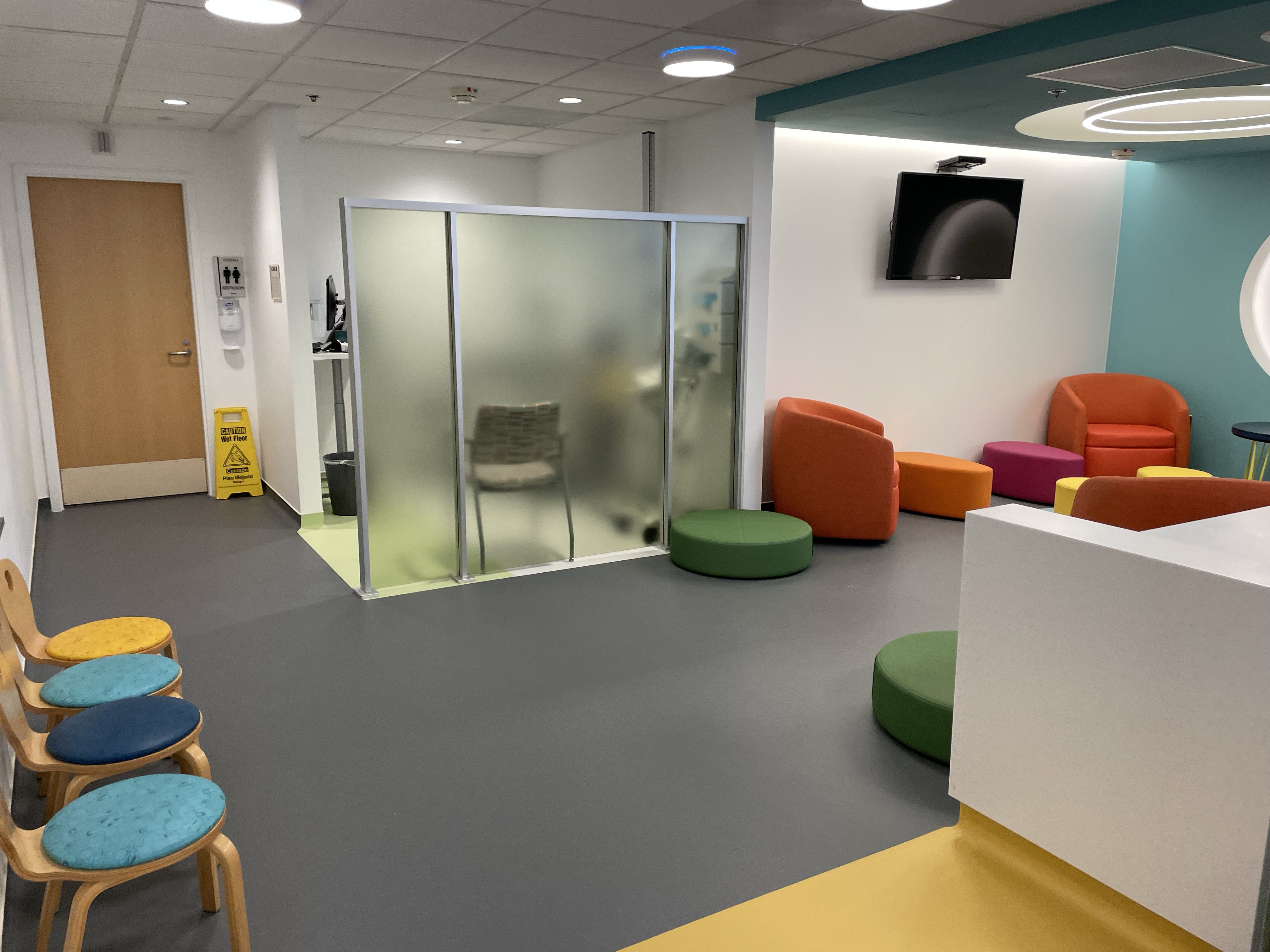 NIH Clinical Center Pediatric Clinic Waiting Area