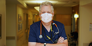 Herman Joseph Fantom, senior clinical research nurse, works on 7SWN Neuroscience Unit as a bedside nurse