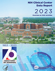 Cover of 2023 NIH Clinical Center Data Report