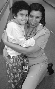 Photo of Josefine Haynes with patient