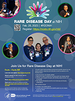 Rare Disease Day at NIH Flyer