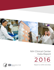 Cover of 2016 NIH Clinical Center Data Report