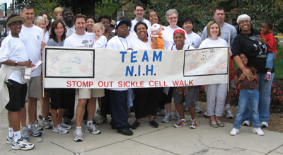 Team NIH at the Stomp Out Sickle Cell walk