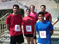 Runners from the Cells R Us NIH Relay group.