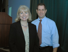 Dr. Kristina Rother and Dr. John Merendino