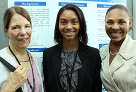 Briana Robertson, Mai Maye, and Dr. Clare Hastings