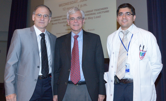 Dr. Antonio (Tito) Fojo, Dr. Michael Gottesman, and Dr. Abbas Ali
