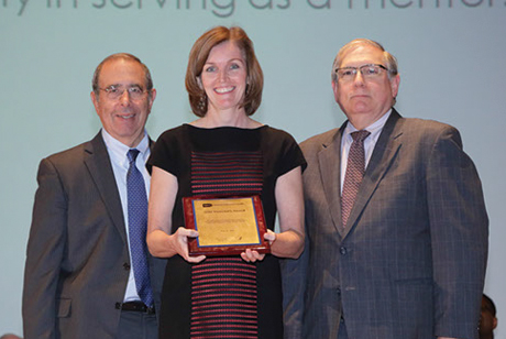 Colleen A. McGowan receiving an award