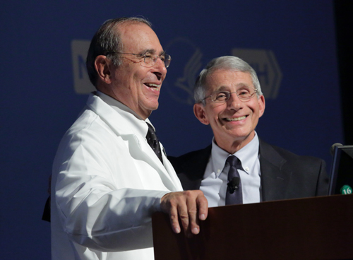 Dr. John I. Gallin and Dr. Anthony Fauci