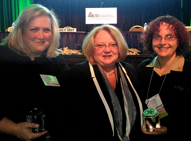 Ann Marie Matlock (pictured right), Nancy May (center) and Rachel Start (pictured left) 