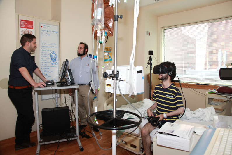Virtual Reality used in Patient's Room