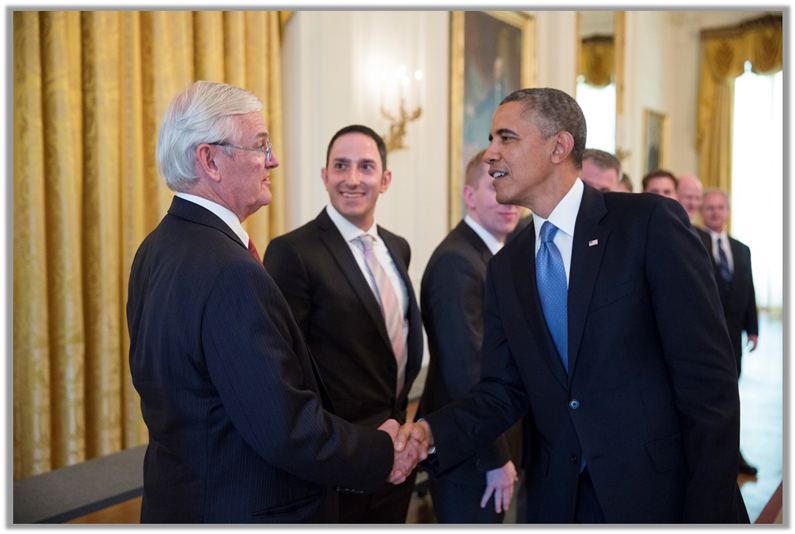 White House reception for Service to America Award in 2013