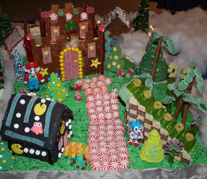 2nd place gingerbread house winner