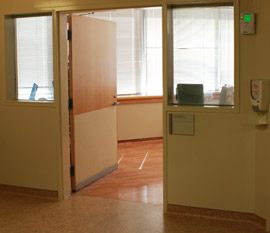 An SCSU Isolation Room