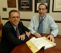 Dr. Henry Masur, right, and Dr. Frederick P. Ognibene in 2007