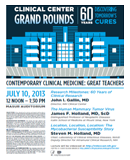 Clinical Center Grand Rounds flyer