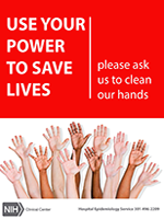Clinical Center Hand Hygiene Campaign Patient flyer
