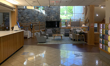 Inside view of the Children's Inn at NIH