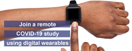 Join a remote COVID-19 study using a digital wristband